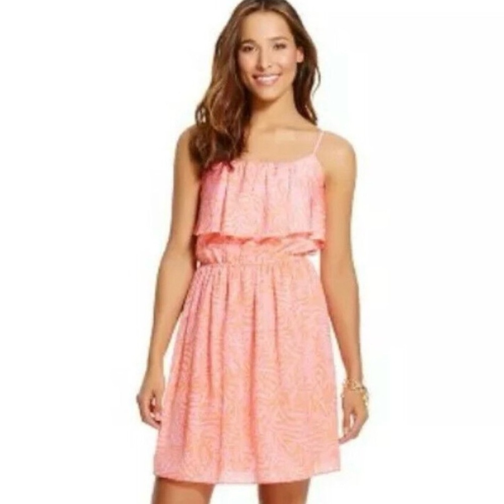 Lilly Pulitzer for Target Giraffing Me Crazy Pink Orange Dress